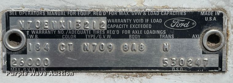 image for item MU9093 1975 Ford 700  dump truck