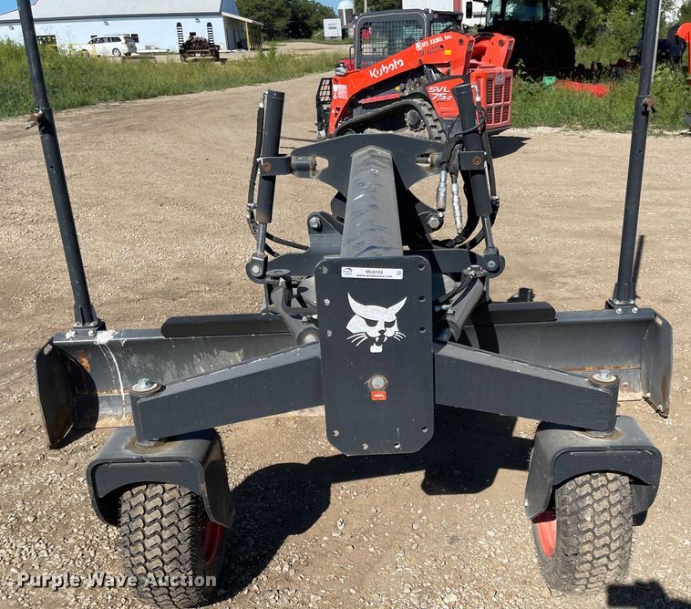 image for item MU9104 2018 Bobcat Grader 108  skid steer grader
