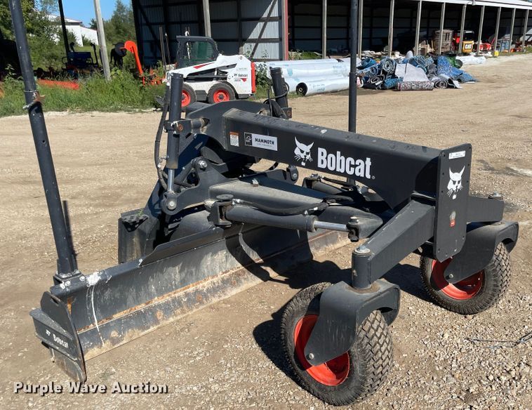 image for item MU9104 2018 Bobcat Grader 108  skid steer grader