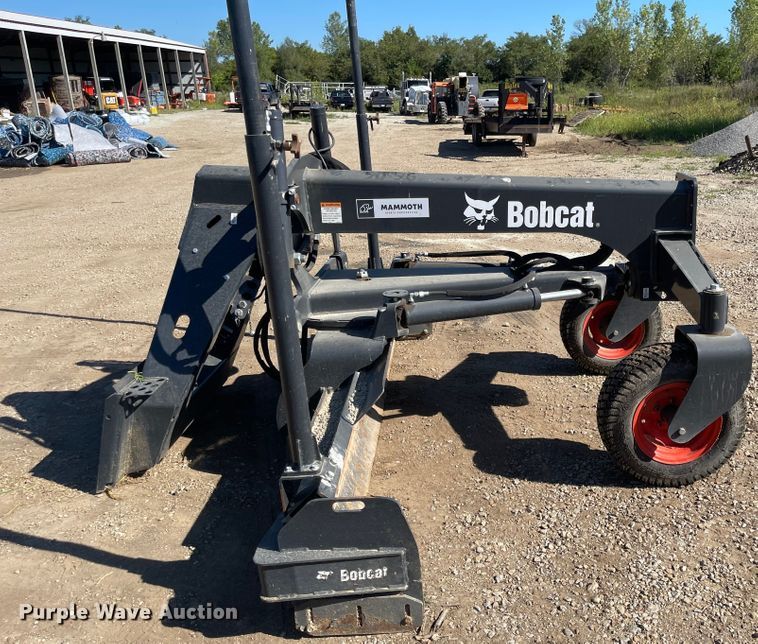 image for item MU9104 2018 Bobcat Grader 108  skid steer grader