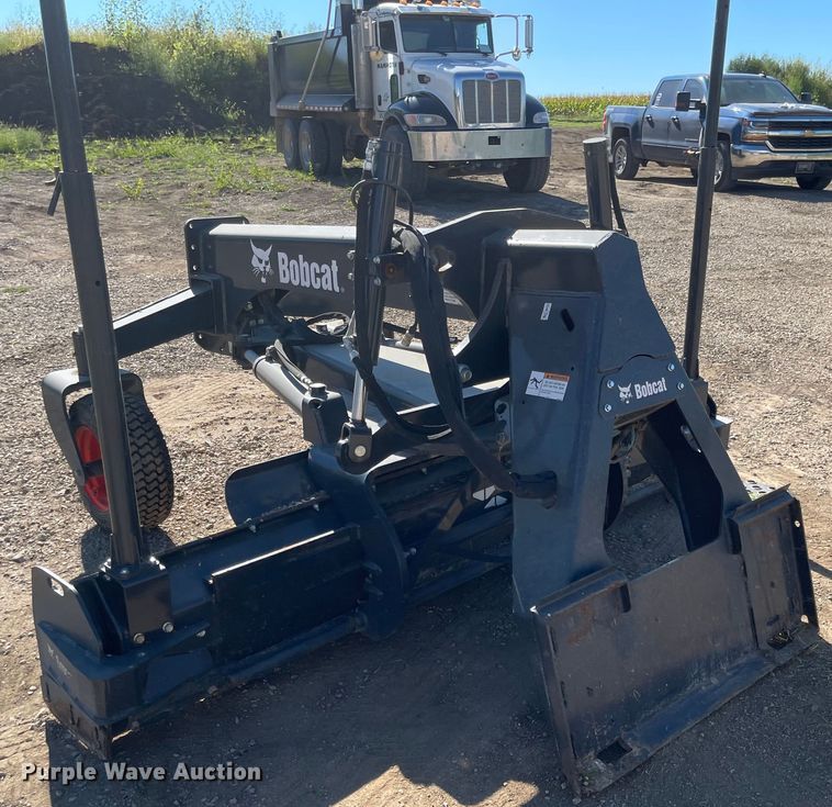 image for item MU9104 2018 Bobcat Grader 108  skid steer grader