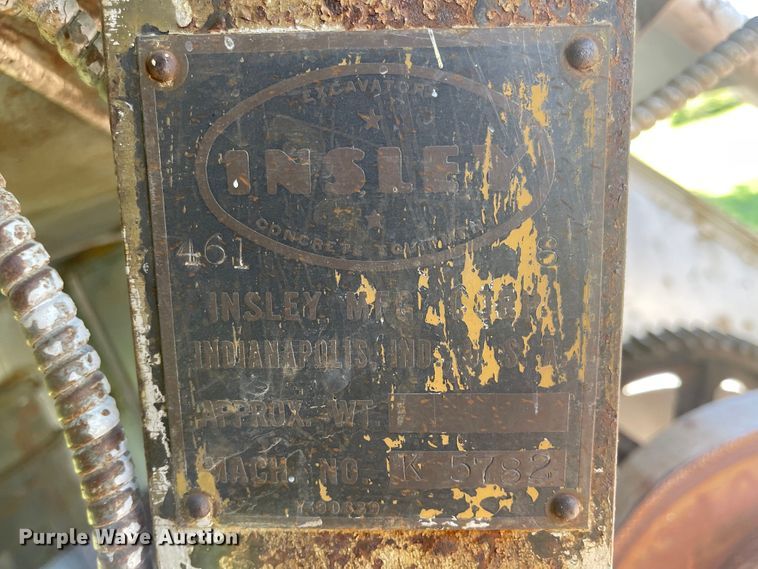 image for item MU9114 1951 Insley K12  crane