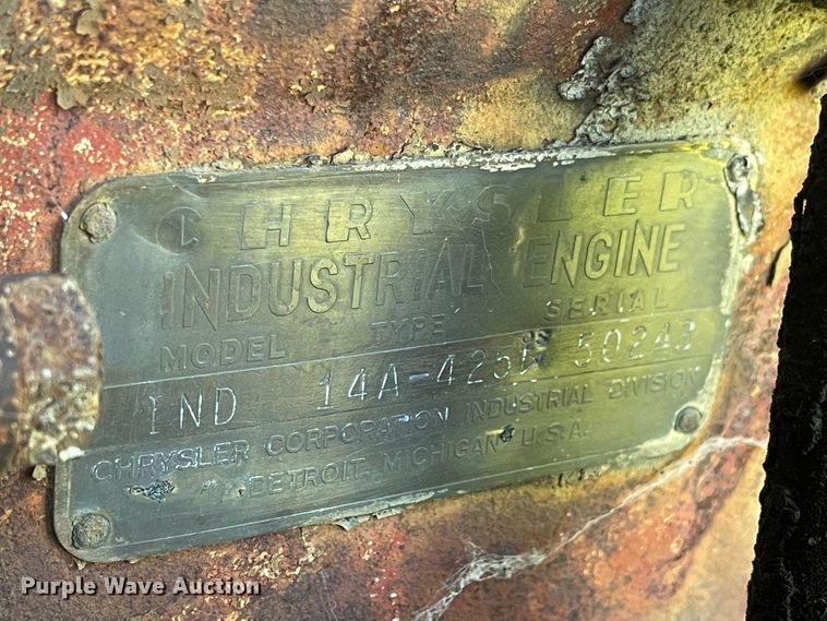 image for item MU9114 1951 Insley K12  crane