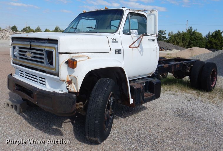 image for item DB7833 1980 Chevrolet 70  truck cab and chassis