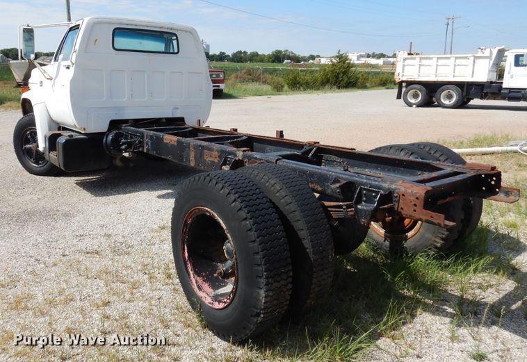 image for item DB7833 1980 Chevrolet 70  truck cab and chassis