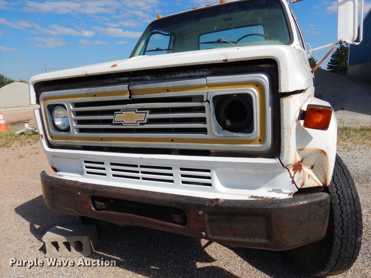 image for item DB7833 1980 Chevrolet 70  truck cab and chassis