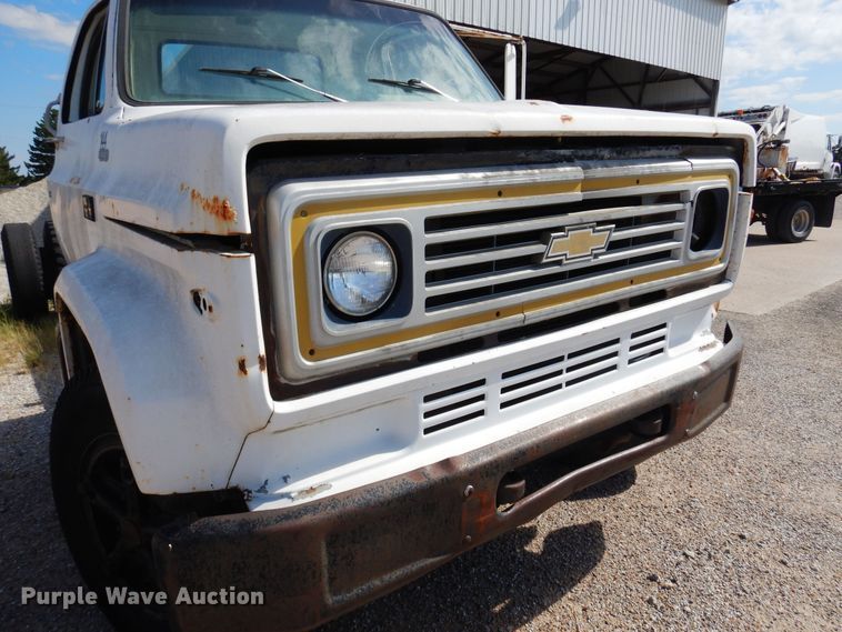 image for item DB7833 1980 Chevrolet 70  truck cab and chassis