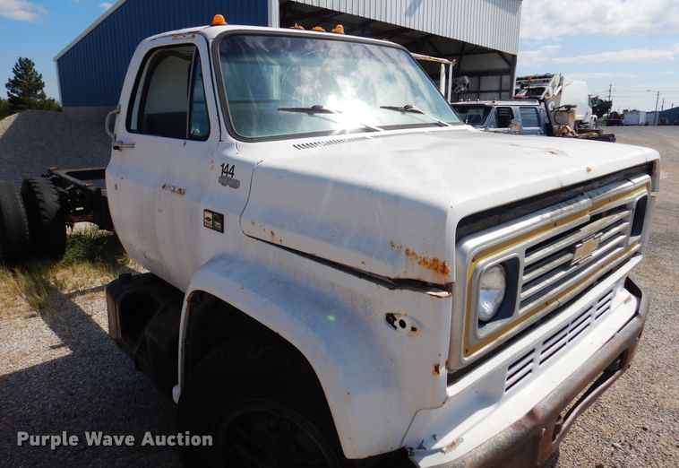 image for item DB7833 1980 Chevrolet 70  truck cab and chassis