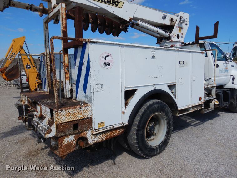 image for item DB7836 1991 GMC TopKick C6500  digger derrick truck