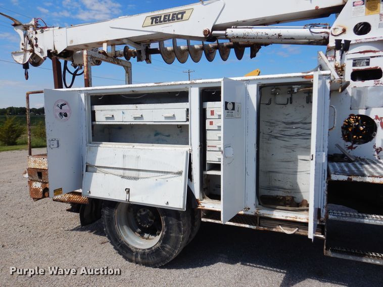 image for item DB7836 1991 GMC TopKick C6500  digger derrick truck