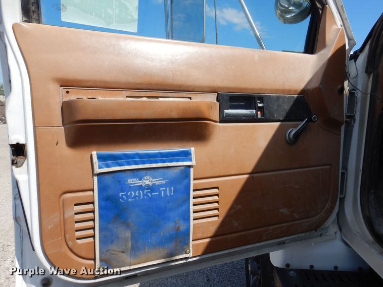 image for item DB7836 1991 GMC TopKick C6500  digger derrick truck