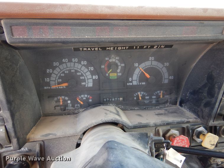 image for item DB7836 1991 GMC TopKick C6500  digger derrick truck