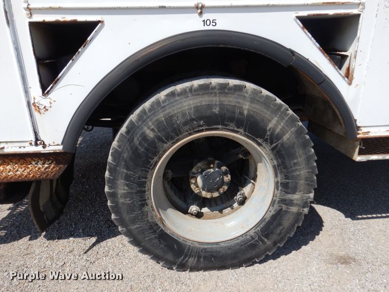 image for item DB7836 1991 GMC TopKick C6500  digger derrick truck