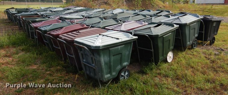 image for item DB7843 (66) plastic trash containers