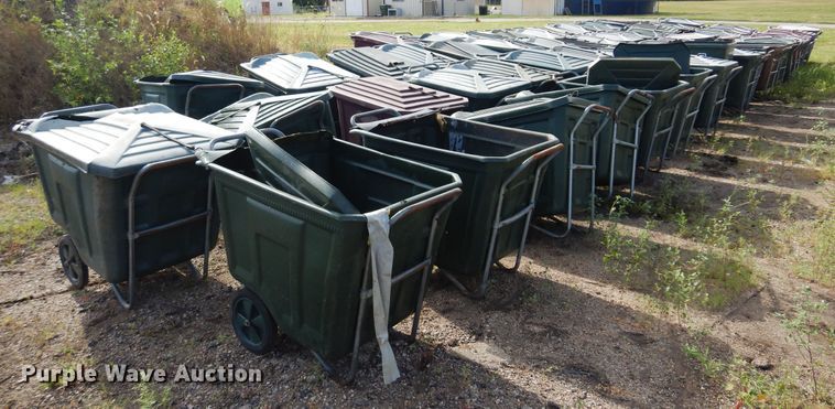 image for item DB7843 (66) plastic trash containers