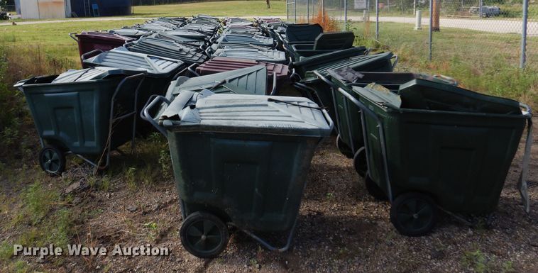 image for item DB7843 (66) plastic trash containers