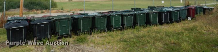 image for item DB7843 (66) plastic trash containers