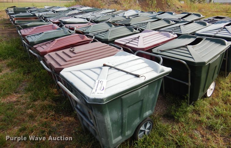 image for item DB7843 (66) plastic trash containers