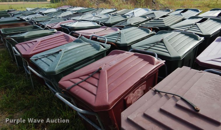 image for item DB7843 (66) plastic trash containers