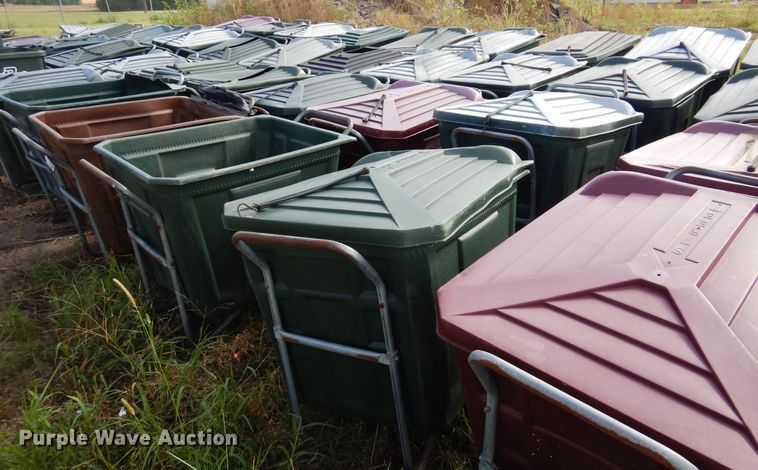 image for item DB7843 (66) plastic trash containers