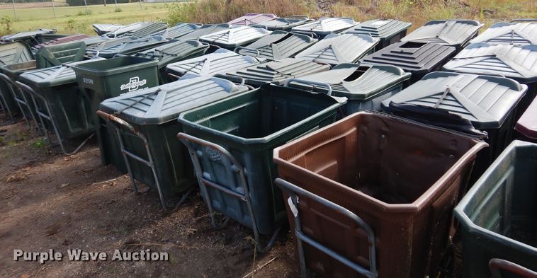 image for item DB7843 (66) plastic trash containers