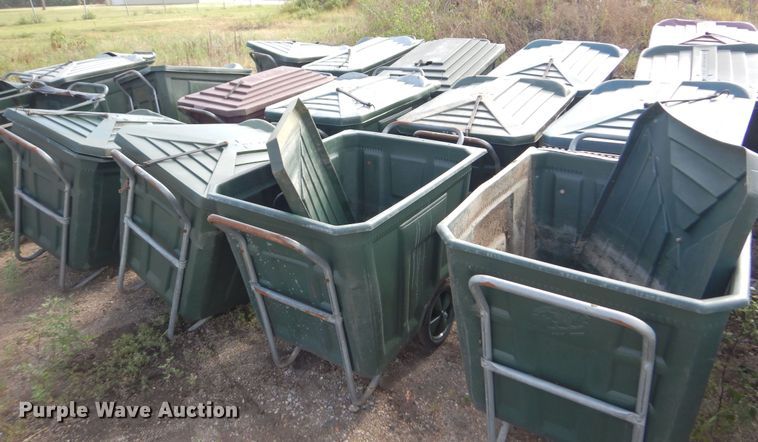 image for item DB7843 (66) plastic trash containers