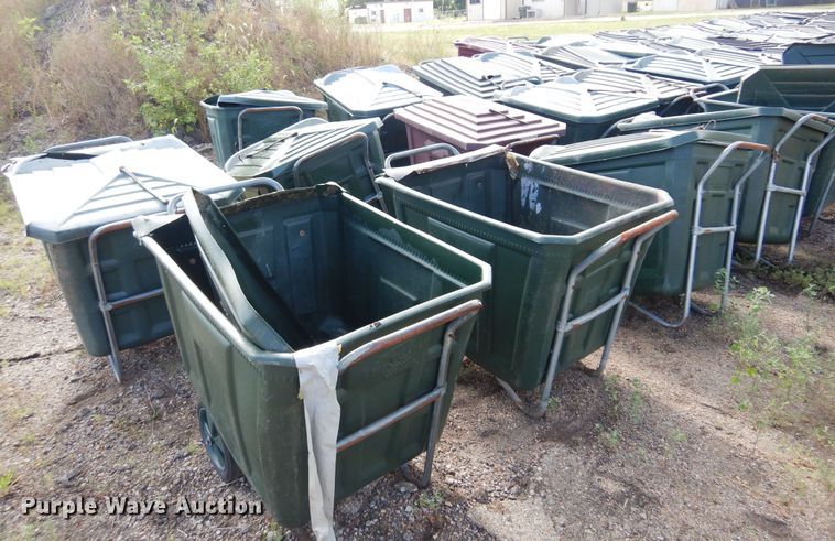 image for item DB7843 (66) plastic trash containers