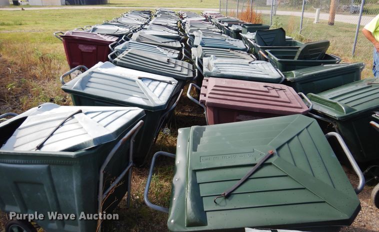 image for item DB7843 (66) plastic trash containers