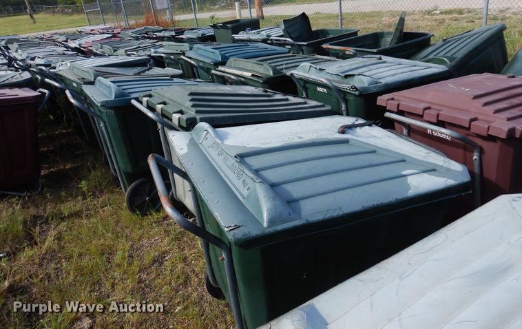 image for item DB7843 (66) plastic trash containers