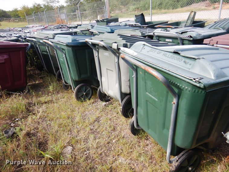 image for item DB7843 (66) plastic trash containers