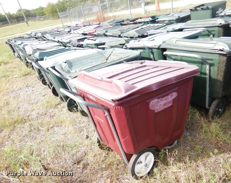 image for item DB7843 (66) plastic trash containers
