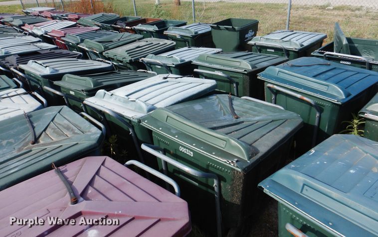 image for item DB7843 (66) plastic trash containers