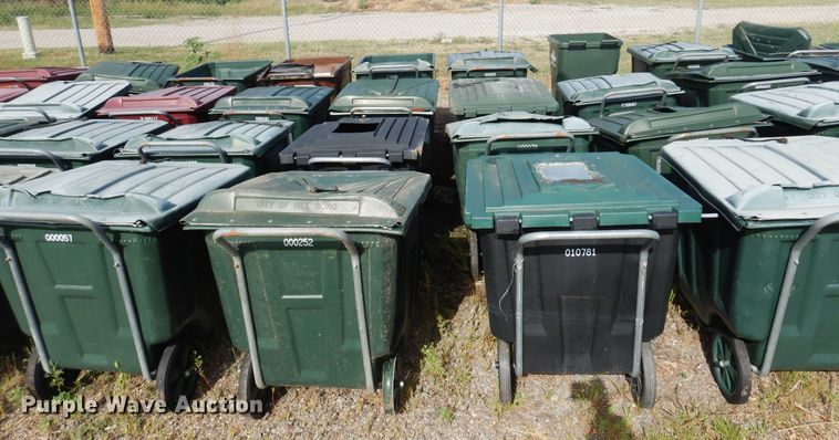 image for item DB7843 (66) plastic trash containers