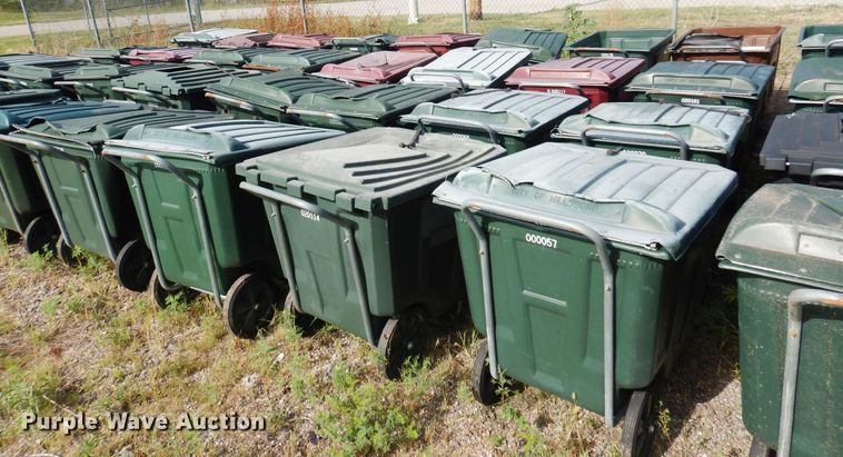 image for item DB7843 (66) plastic trash containers