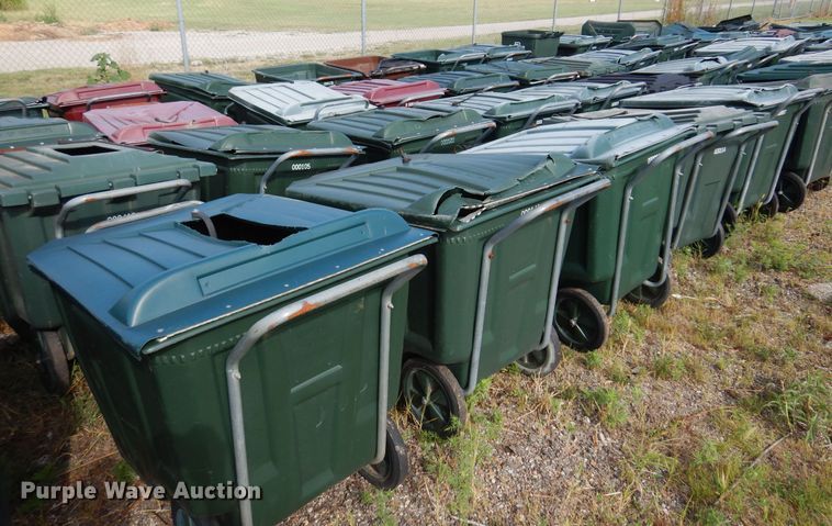 image for item DB7843 (66) plastic trash containers