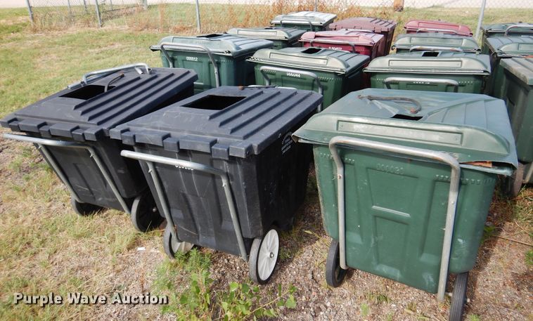 image for item DB7843 (66) plastic trash containers