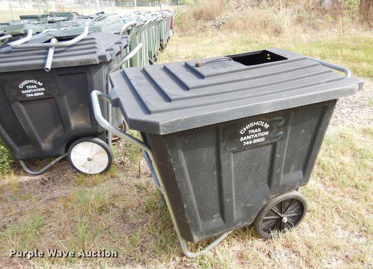 image for item DB7843 (66) plastic trash containers