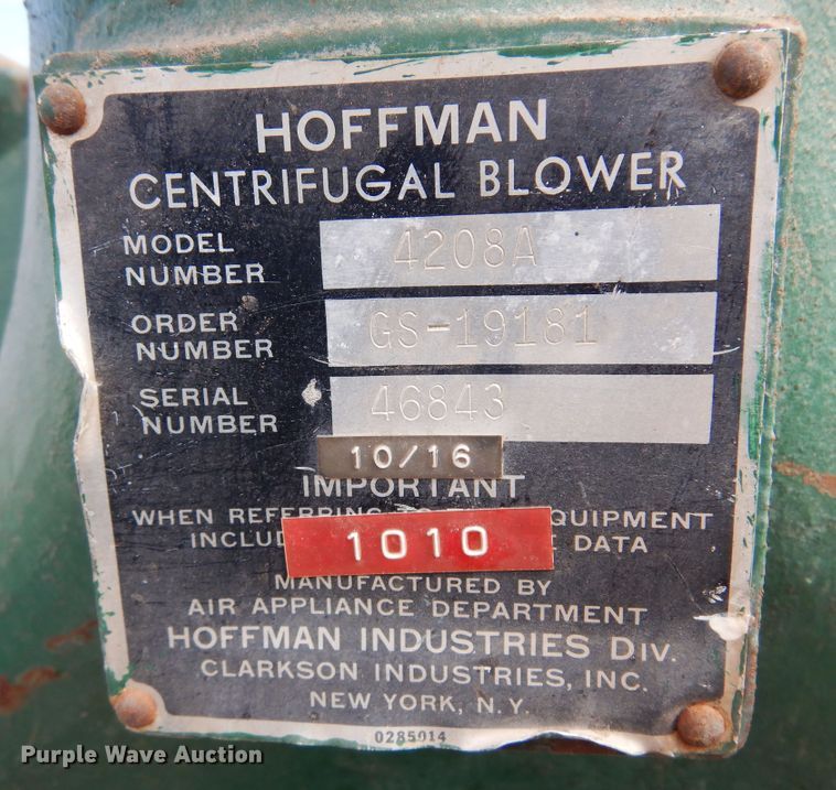 image for item DB7845 (3) centrifugal blowers