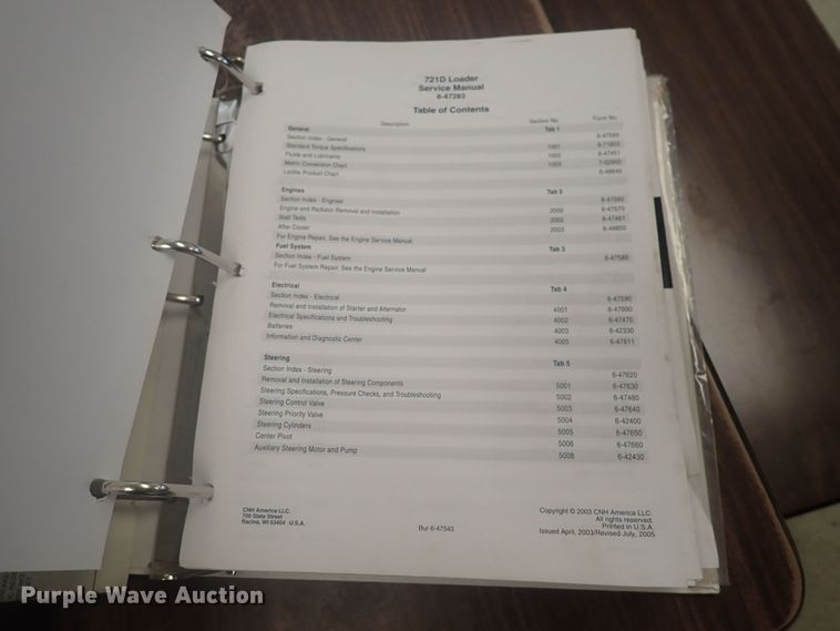 image for item DG2727 2004 Case 721D  wheel loader