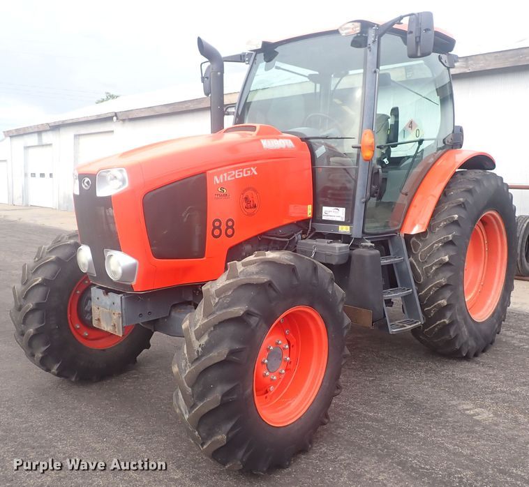 image for item DG2735 Kubota M126GX  MFWD tractor