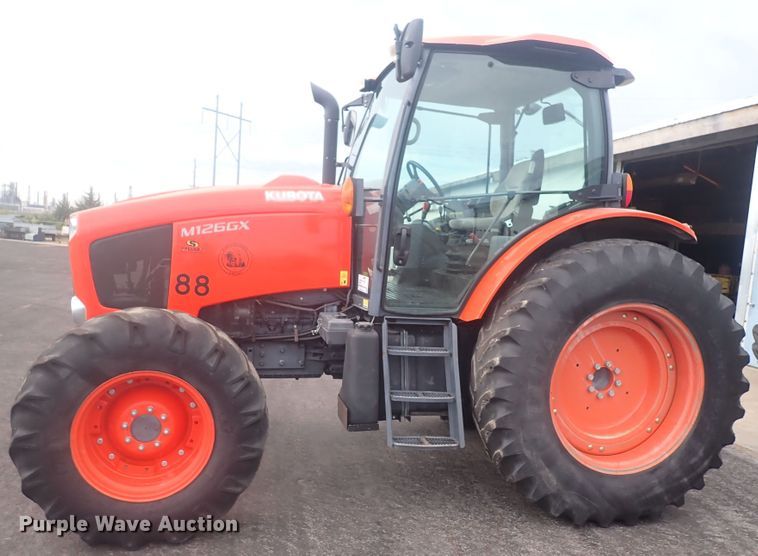 image for item DG2735 Kubota M126GX  MFWD tractor