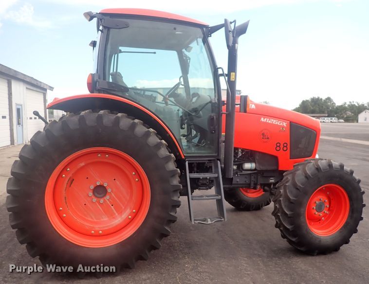 image for item DG2735 Kubota M126GX  MFWD tractor
