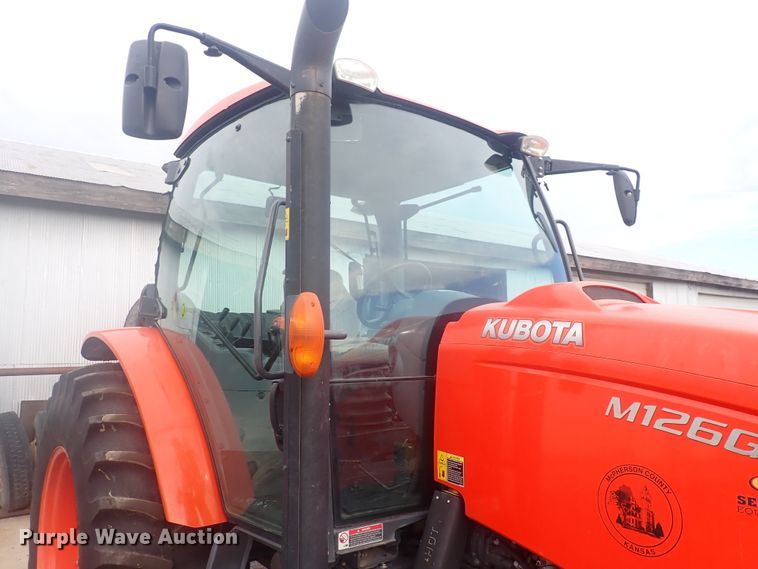 image for item DG2735 Kubota M126GX  MFWD tractor