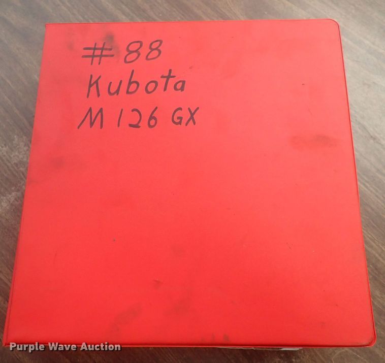 image for item DG2735 Kubota M126GX  MFWD tractor