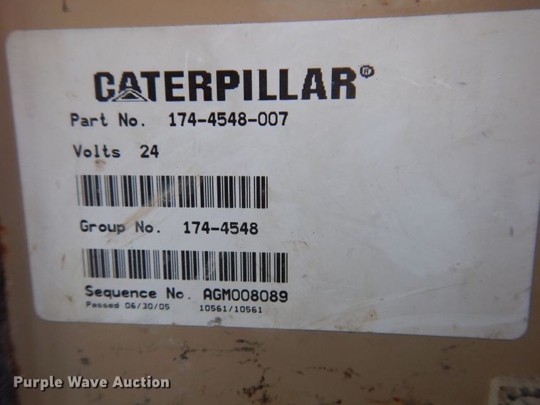 image for item DK2033 2005 Caterpillar 140H  motor grader