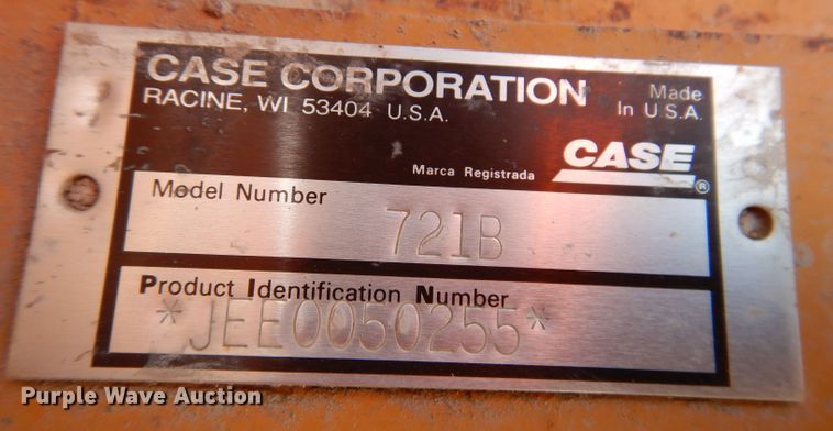 image for item DK2035 1996 Case 721B  wheel loader