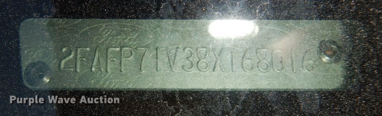 image for item DM3078 2008 Ford Crown Victoria Police Interceptor