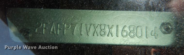 image for item DM3084 2008 Ford Crown Victoria Police Interceptor