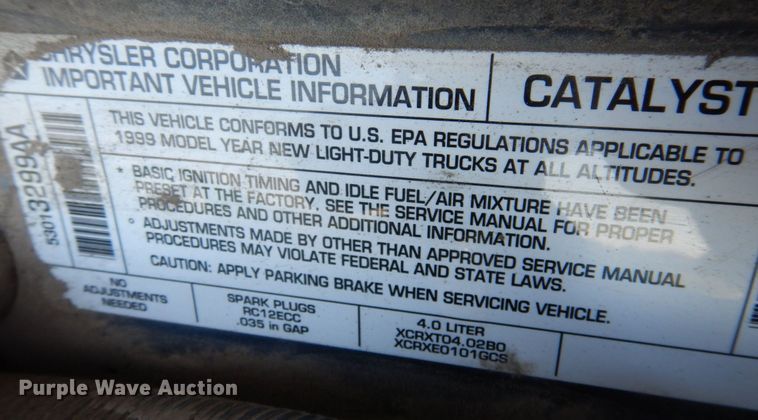 image for item DP0303 1999 Jeep Cherokee Sport  SUV