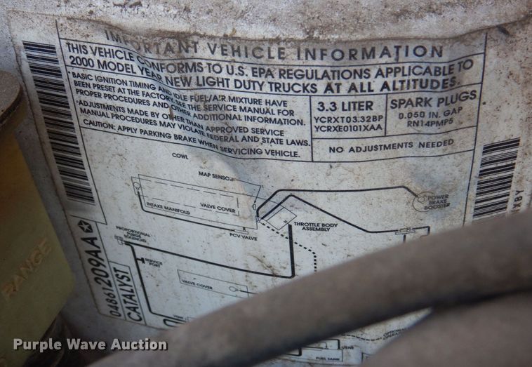 image for item DP0304 2000 Dodge Grand Caravan  van